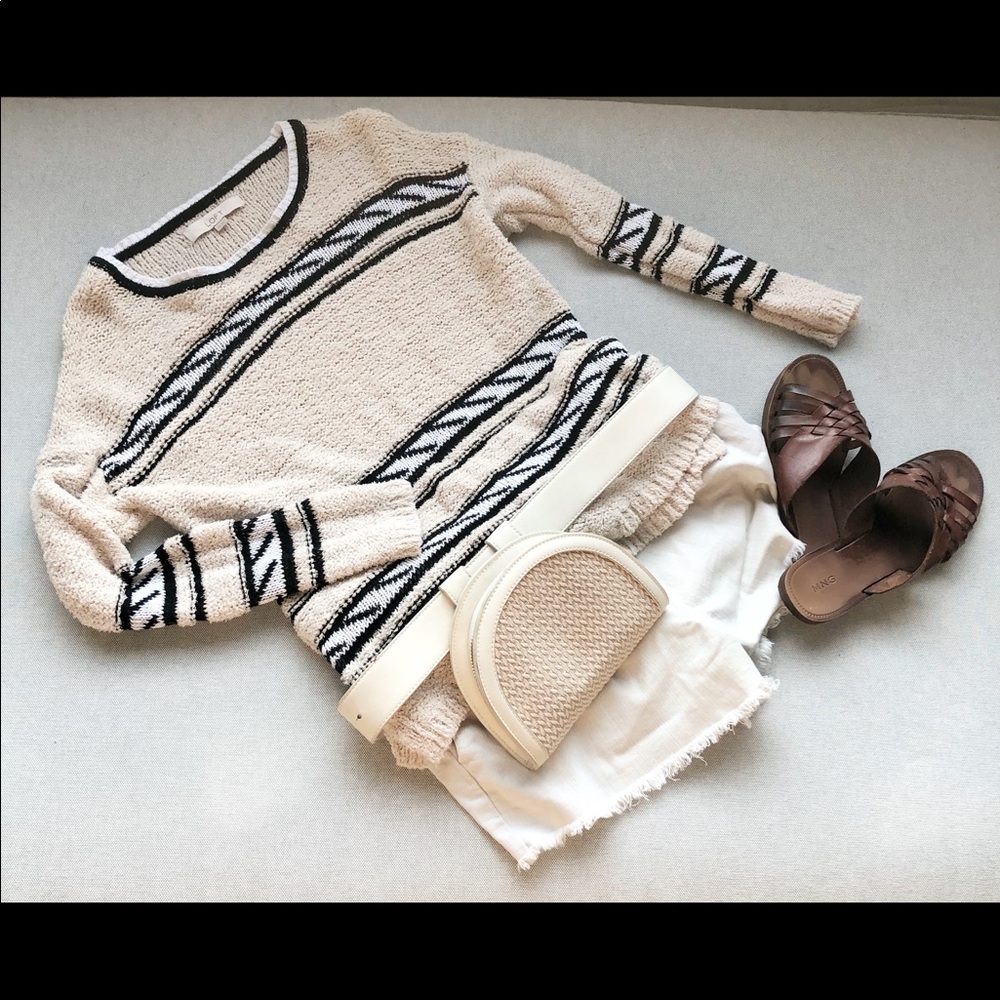 Loft Stripe Rope Sweater